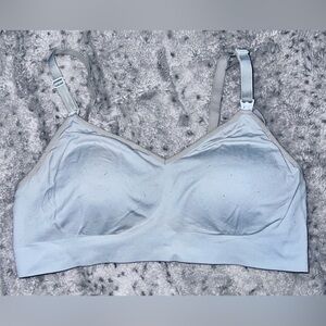 Auden Clip Down Nursing Bra - Size Large - White